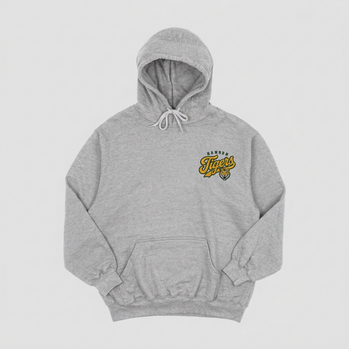 Hansen Tigers Embroidered Hoodie – Left Chest