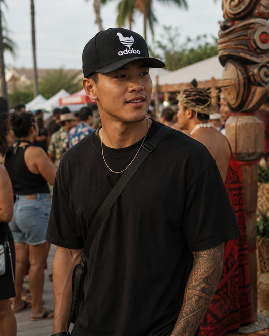 Chicken Adobo Embroidered Snapback