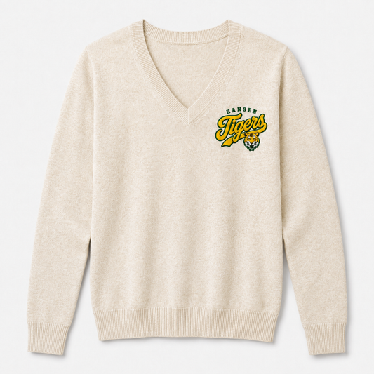 Hansen V Neck Knit Sweater