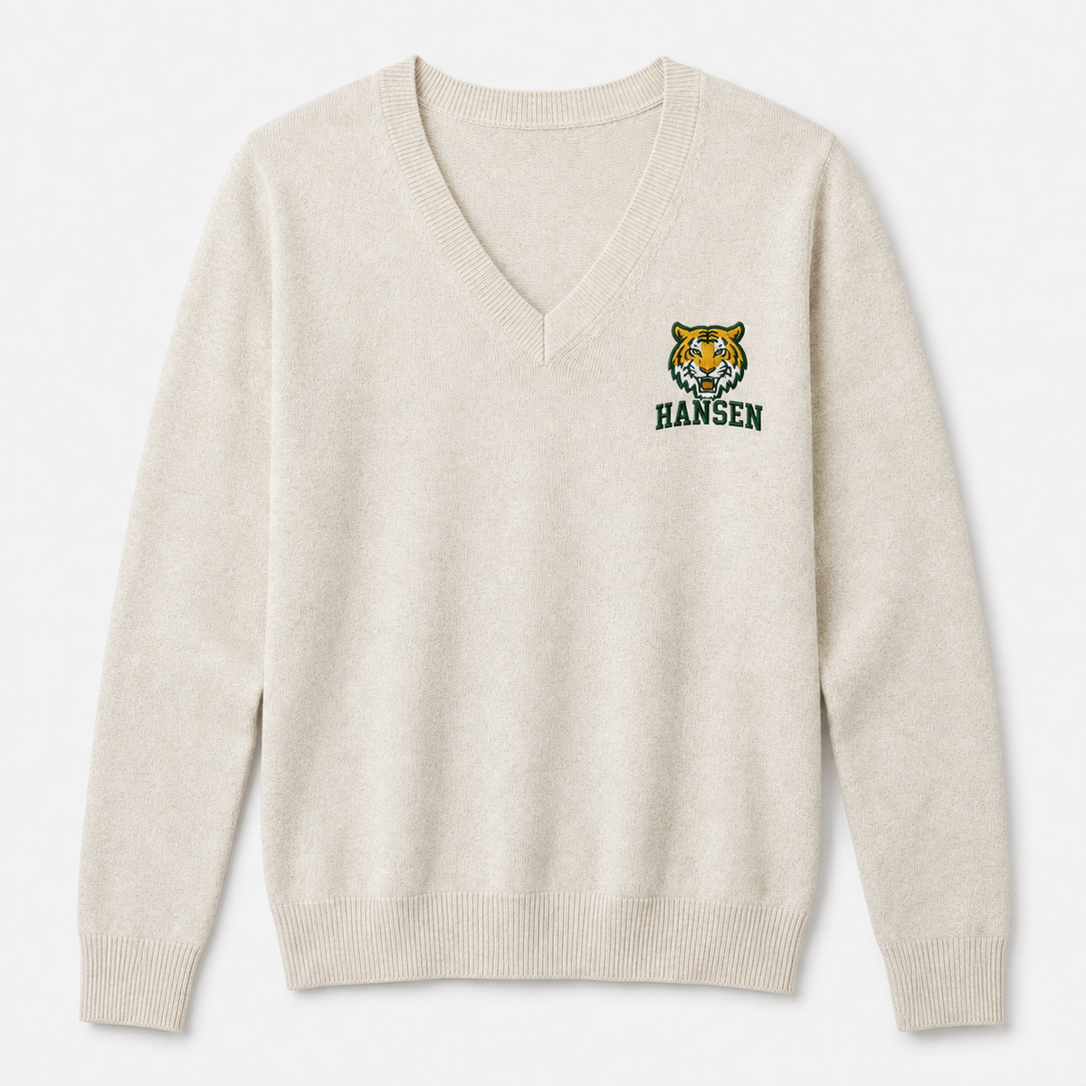 Hansen V Neck Knit Sweater