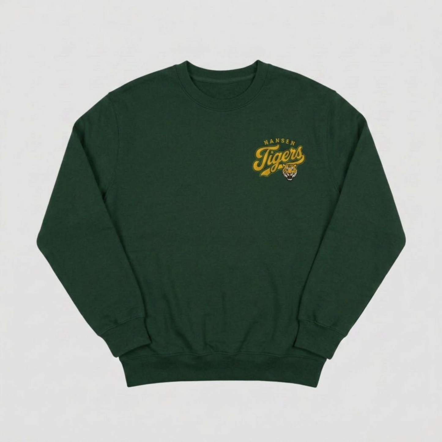 Hansen Tigers Embroidered Crew Neck – Left Chest