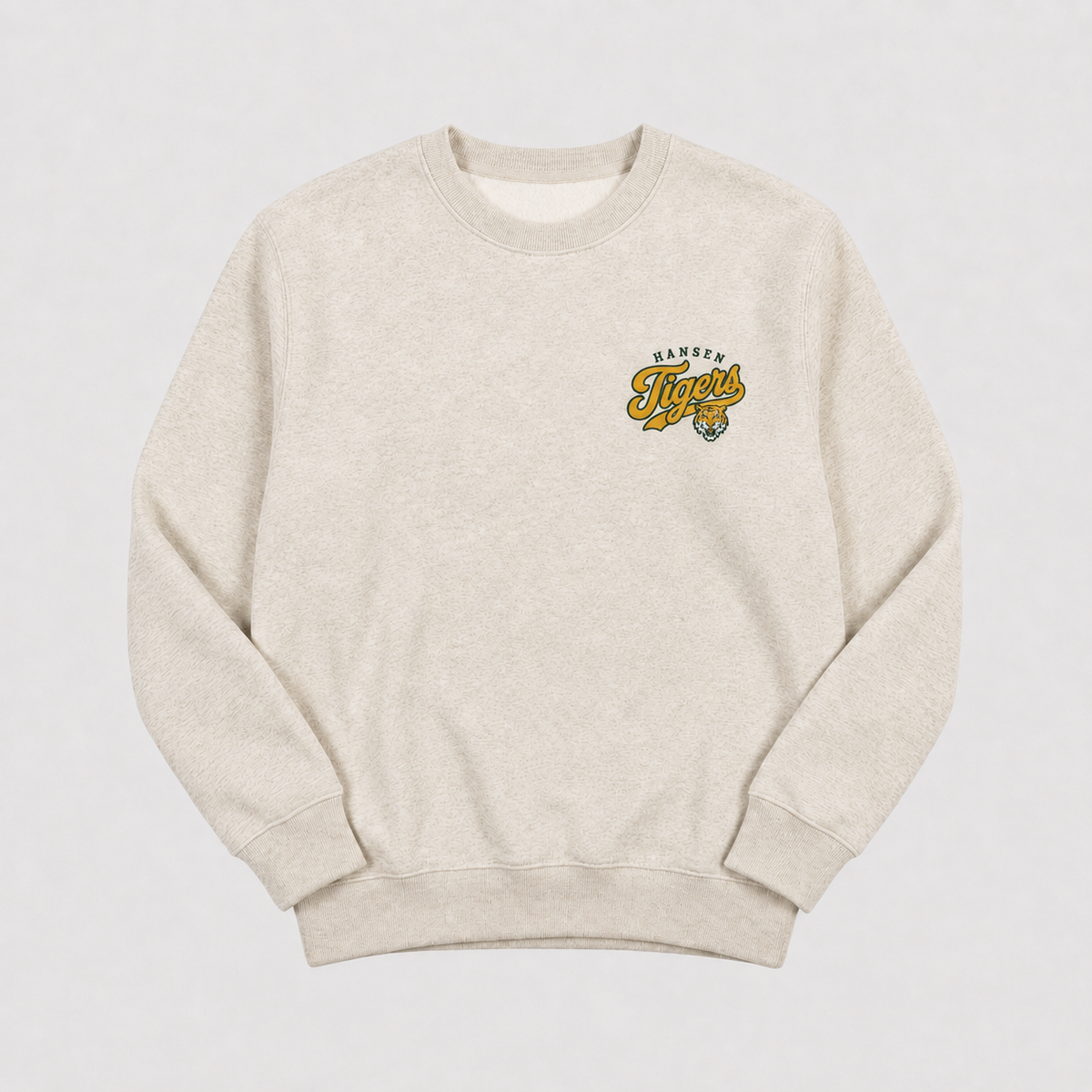 Hansen Tigers Embroidered Crew Neck – Left Chest