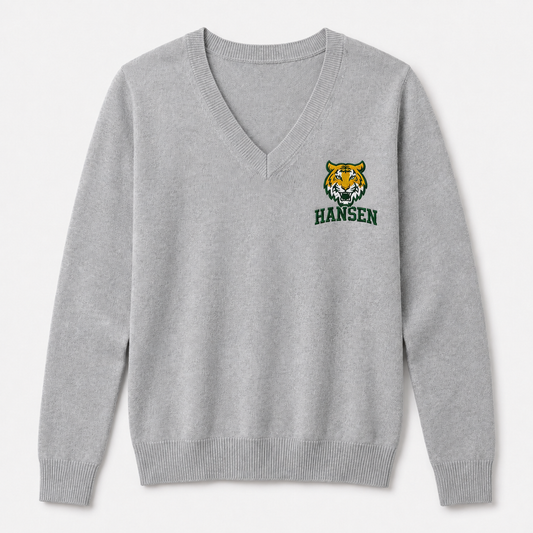 Hansen V Neck Knit Sweater