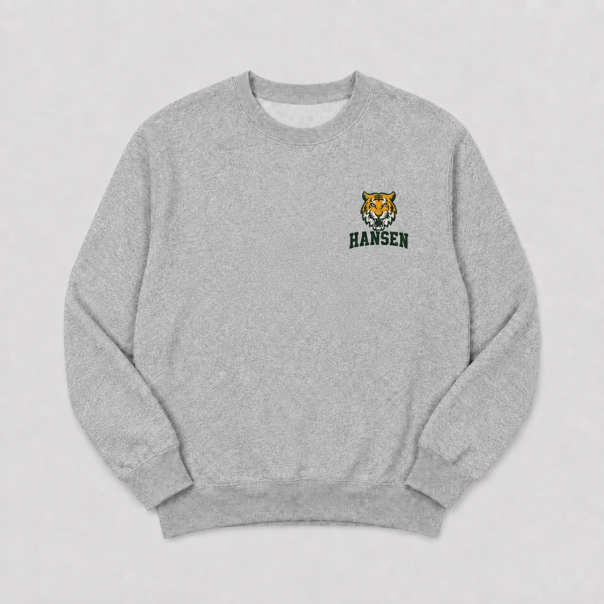 Hansen Tigers Embroidered Crew Neck – Left Chest