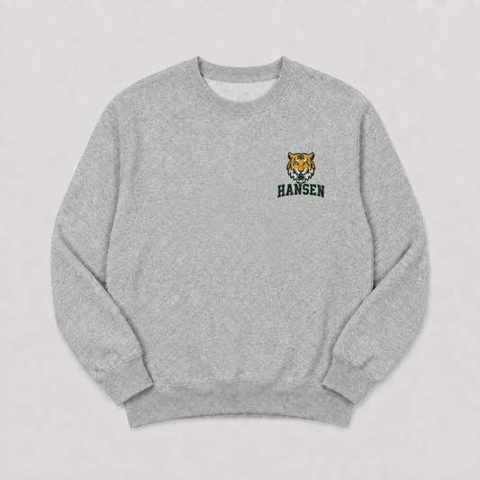 Hansen Tigers Embroidered Crew Neck – Left Chest