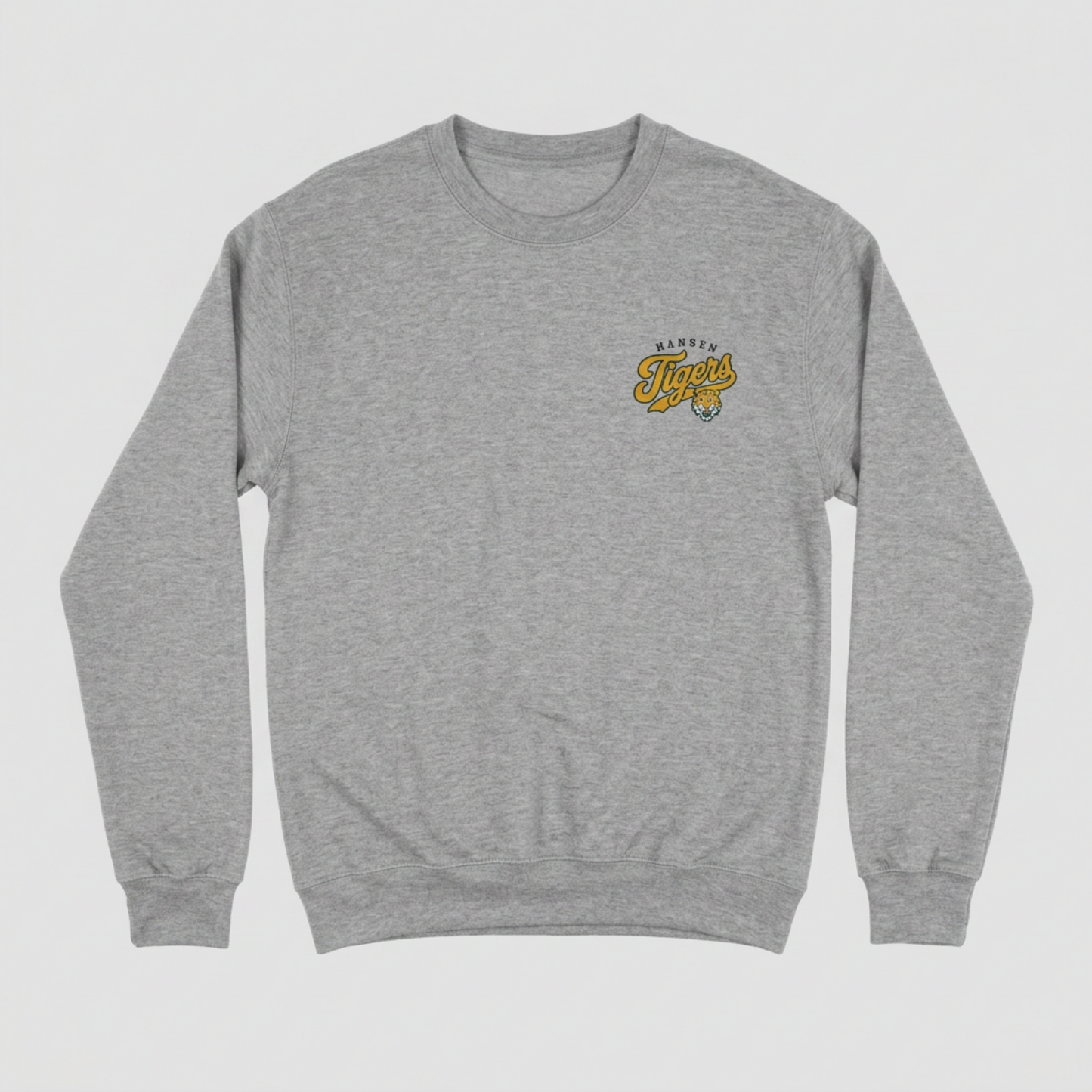 Hansen Tigers Embroidered Crew Neck – Left Chest