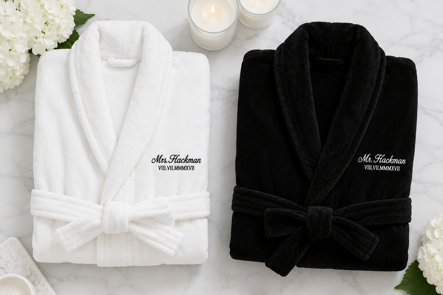 Personalized Turkish Cotton Bath Robe