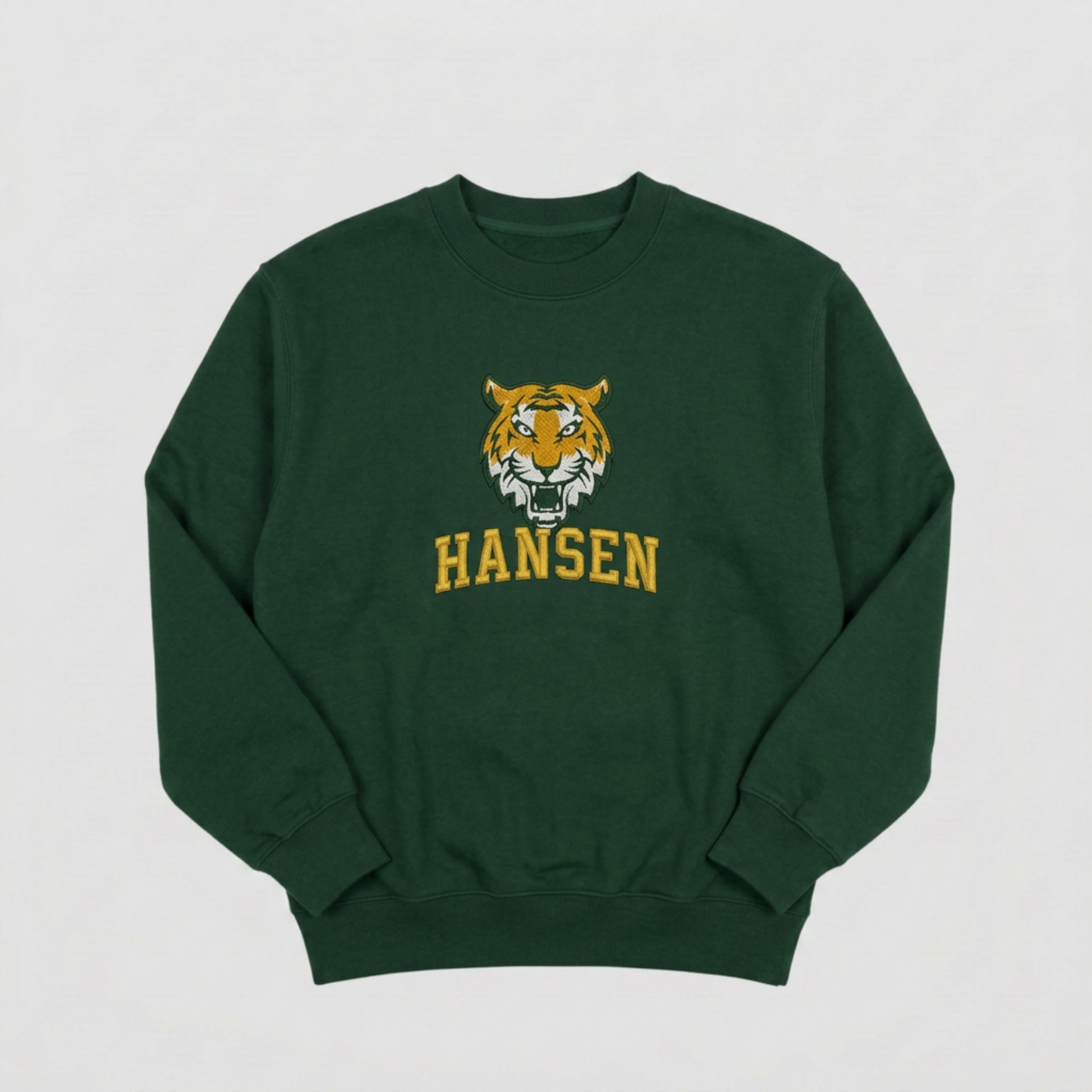 Hansen Tigers Embroidered Crew Neck – Large Center
