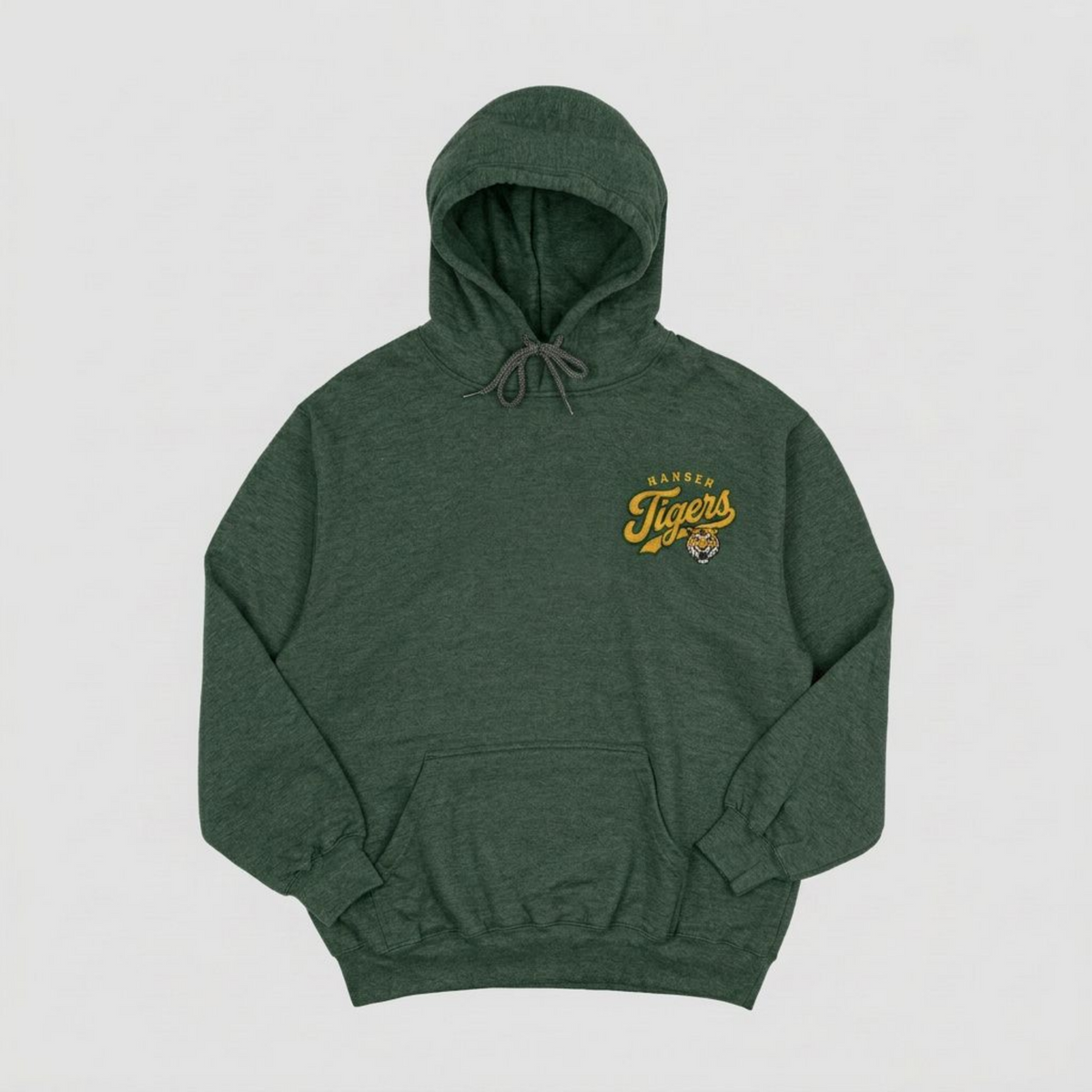 Hansen Tigers Embroidered Hoodie – Left Chest