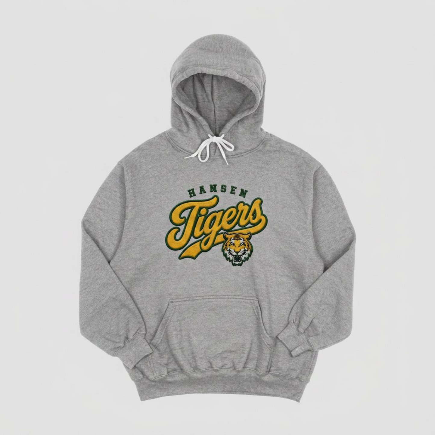 Hansen Tigers Embroidered Hoodie – Large Center