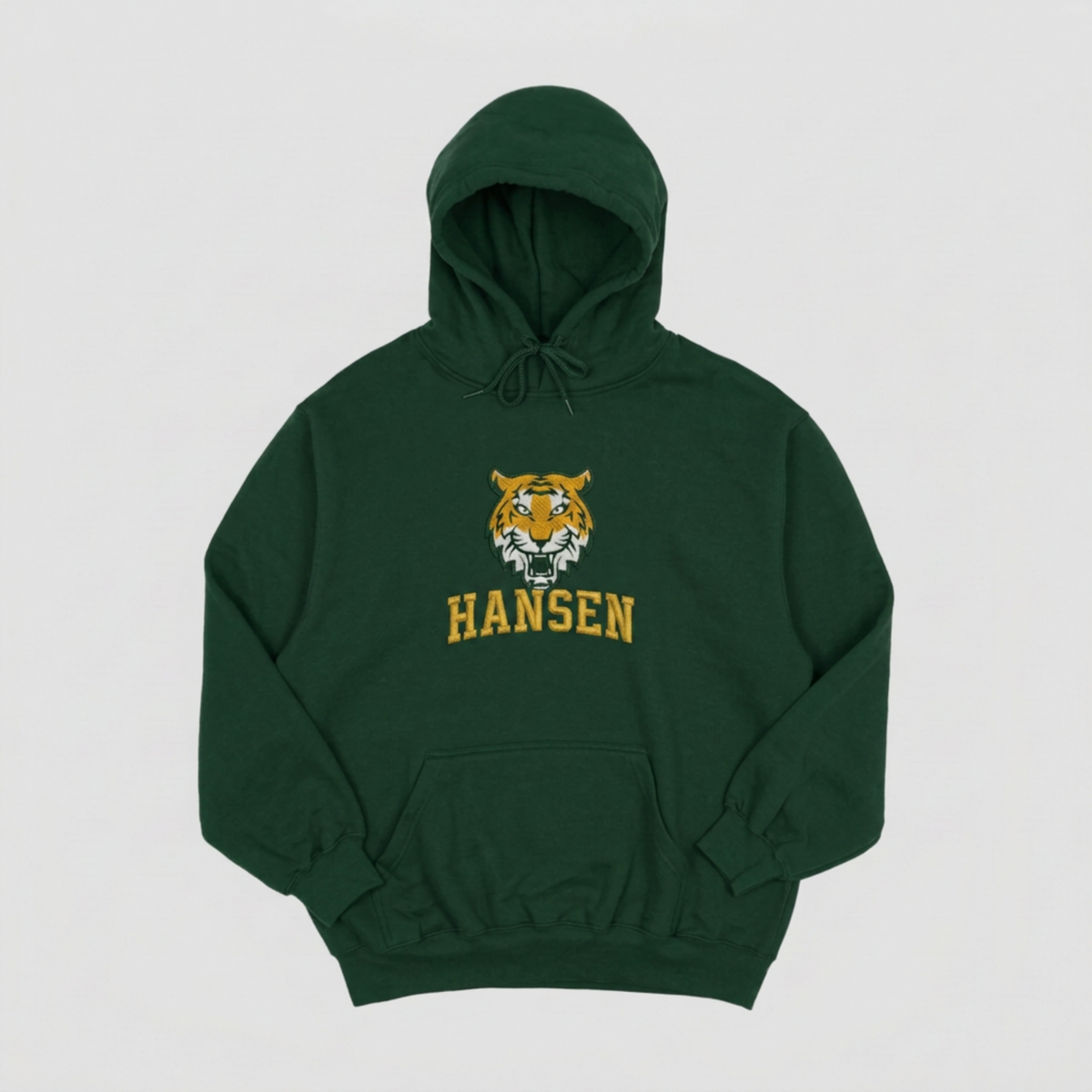 Hansen Tigers Embroidered Hoodie – Large Center