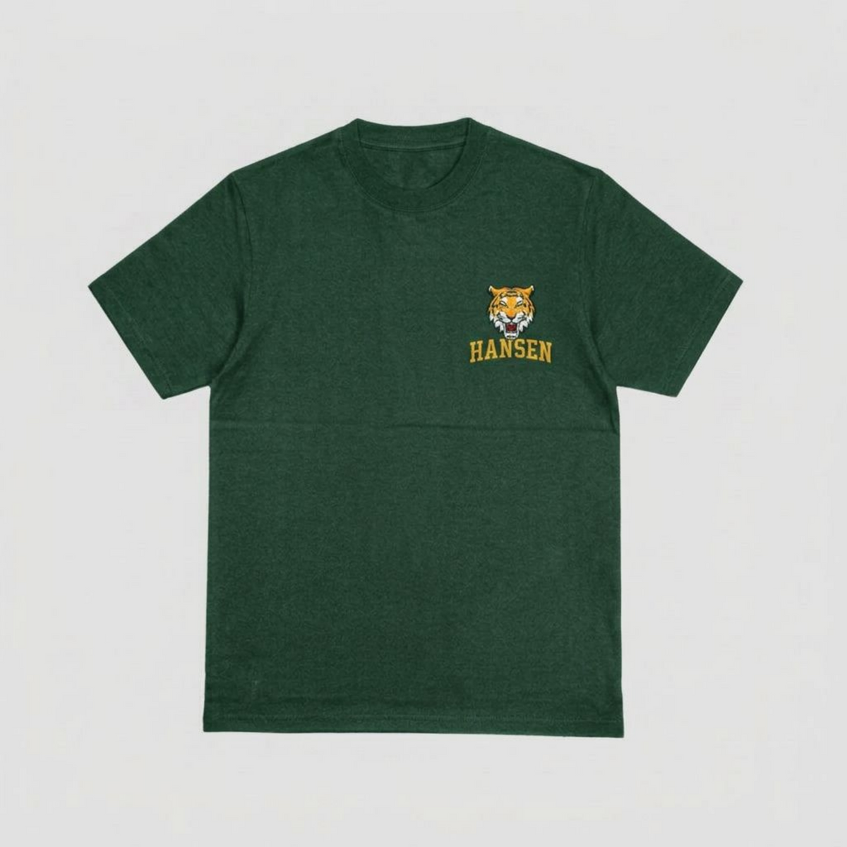 Hansen Tigers Embroidered Left Chest T-Shirt