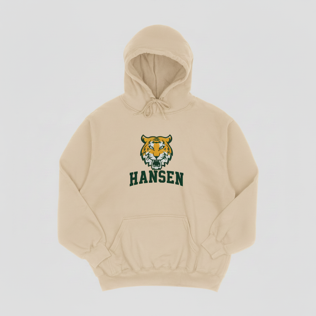 Hansen Tigers Embroidered Hoodie – Large Center