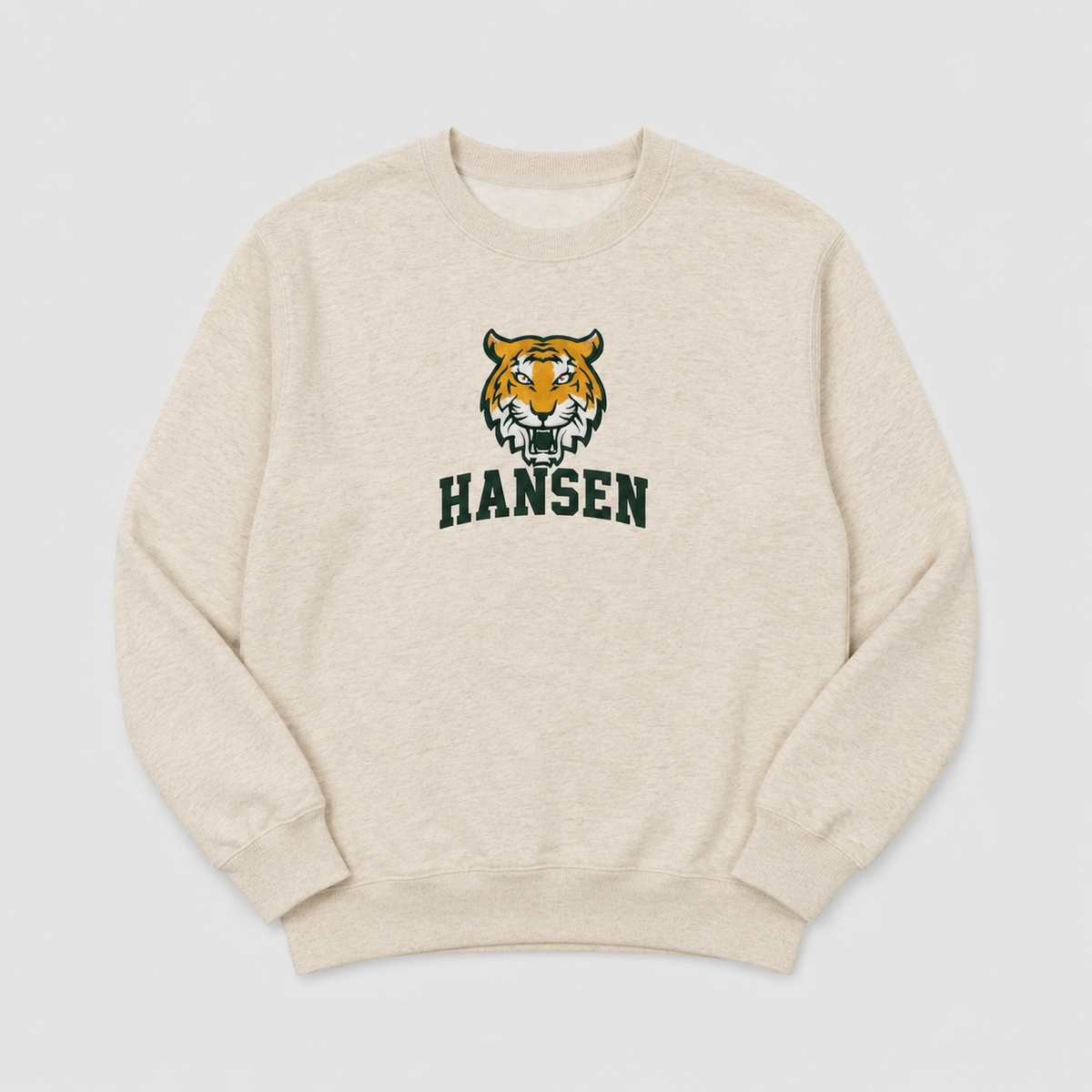 Hansen Tigers Embroidered Crew Neck – Large Center